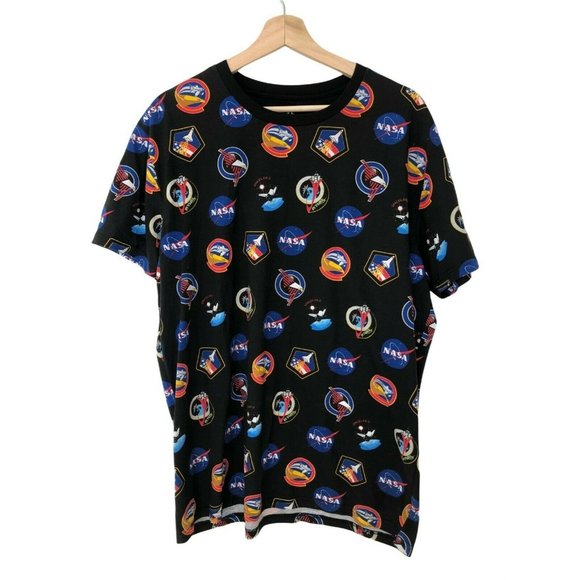 hyper space Other - Hyper Space NASA Logo Black Short Sleeve T Shirt Men's Tee Shirt Size Large